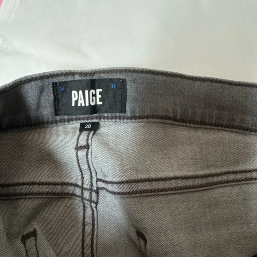 Paige Federal Light Gray Wash Denim Jeans Men’s Size 28